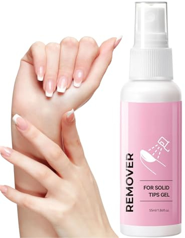 Solvente Press On Per Unghie | Detergente per Lacca Gel Solido,55ml Solvente Unghie Finte Spray Per Casa Spa Viaggi Principianti Pedicure