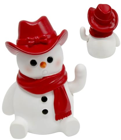 Tuxxjzm Bewegliche Weihnachtsfiguren - Beweglicher Arm Lebkuchenmann Statuen - Weihnachtsmann Interaktive Statuen für Schreibtisch Tisch Küche Büros Winter Urlaub Zuhause Geburtstag