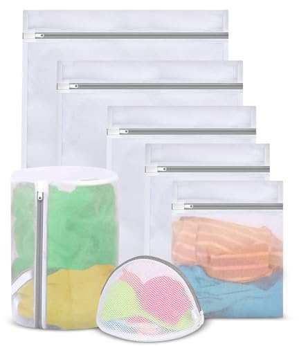 Wäschenetz Groß, 7 Stück Wäschenetz für Waschmaschine, Wäschenetze | Wäschesäcke für Waschmaschine, Wäschebeutel, für Blusen, BH, Unterwäsche und Socken, Reise-Organizer für Schmutzwäsche