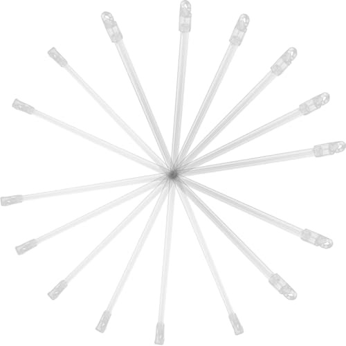 SHINEOFI 8 Stück Teiliges Lange Jalousien wendestäbe aus Robustem Kunststoff Ersatzstangen für Vertikale Jalousien Transparent Stilvoll und Sicher für Schwere Vorhänge