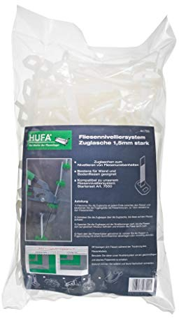 Zuglaschen Hufa weiß 100er Pack