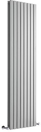 Milano Capri Light Grey Vertical Double Flat Panel Radiator - 1780mm x 472mm