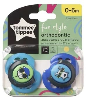Tommee Tippee Closer to Nature Schnuller, 0-6 Monate, 2 Stück