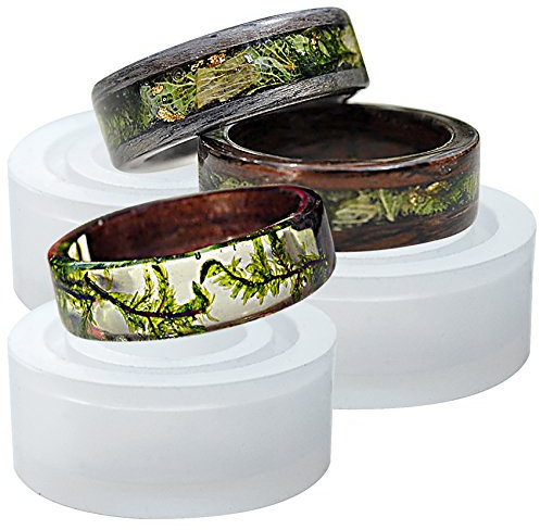 musykrafties Boho-Silikonform aus Kunstharz für flüssigen Ton, Epoxidharz, Schmuckherstellung, flach, 18 mm, 17 mm, 16 mm, Größe 16–17, 13–14, 10–11