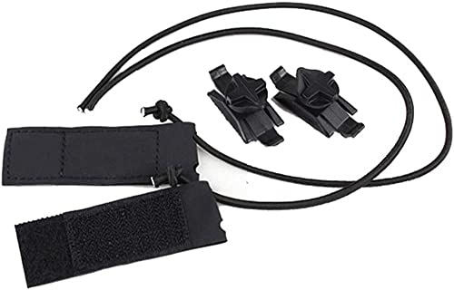 XUE Tactical Bungee Goggle Strap Kit für ACH/Mich/OPS-Core Fast/etc. Combat Helmet