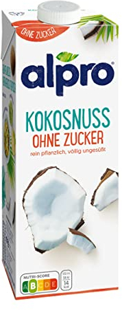 ALPRO SENZA ZUCCHERI, Bevanda al COCCO, 100% vegetale con vitamine B2, B12 e D, 1 L