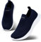 HKR Zapatillas Deporte para Mujer Ligeros Zapatos de Trabajo Calzado Cómodo para Caminar Gimnasio Jogging Azul Marino 39 EU