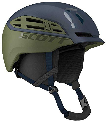Scott Couloir Freeride Helmet Blau, Ski- und Snowboardhelm, Größe S - Farbe Blue Nights - Green Moss