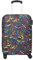 Explore Land Reisegepäckabdeckung, Koffer-Schutz, passend für 45,7-81,3 cm große Gepäckstücke, Stempel, S