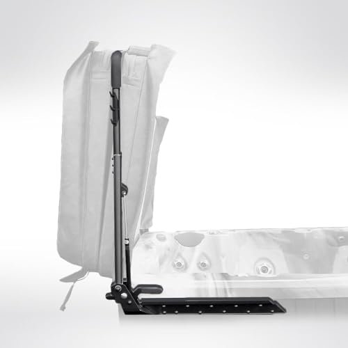 Puri Tech Elevate Whirlpool-Abdeckung, Spa-Zubehör, Whirlpool-Hebesystem, Einfach zu bedienen