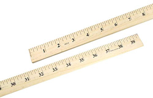 Holz Lineal 100cm 39 Zoll 2 Scale Office Lineale Holz Messlineal