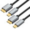 Yeung Qee USB C to Micro B Cable 50cm, Type C to Micro B Hard Drive Cable Compatible with Toshiba,Seagate,WD External Hard Drive,Galaxy S8/S9/S10, etc (0.5m,2 pack)