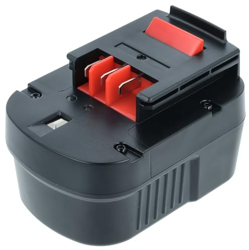 vhbw Akku Ersatz für Black & Decker A12 | A12-XJ, A12EX, A1712, A1712, BD1204L, BPT1047, A12E für Werkzeug (2000 mAh, NiMH, 12 V)