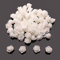 Euvoym Lot de 100 mini roses artificielles en mousse PE pour bricolage, bouquet de roses et accessoires de décoration de mariage - Coloris Blanc