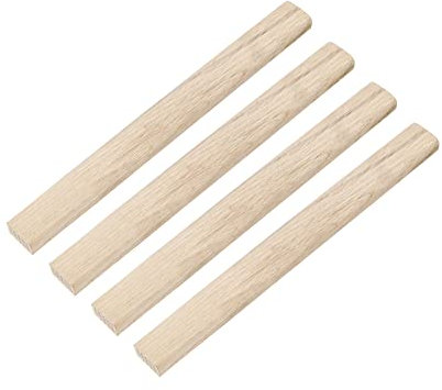 sourcing map Replacement Handle 4Pcs 12.6 Long Wood Square Wooden Handle 32cm for Axe Hammer Hand Tools