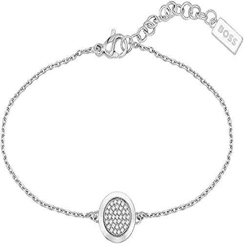 BOSS Jewelry Gliederarmband für Damen Kollektion MEDALLION aus Edelstahl - 1580299