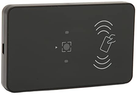 Zunate RFID Reader Writer, QR, 1D, 2D RFID-ID-Kartenleser für Türzugangskontrolle, Besucherautomaten, Smart Homes
