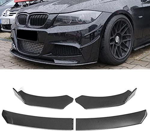 Auto Frontspoiler Frontlippe Spoiler für BMW 3er E90 E91 E92 E93 E60 E61 E46 F30 | FrontstoßStange Splitter FrontstoßStangenlippe Autoantikollisionsschutz
