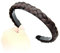 Gledola geflochtenes Stirnband mit Zähnen Zöpfe Haarband mit Zähnen Synthetisches Haar Band geflochtenes Haarband (Dunkle Kastanie)