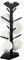 RSSCIIIUL Bat Mug Holder Tree - 8 Hooks Mug Rack - Gothic Home Decor Wood Coffee Mug Tree for Countertop - Halloween Kitchen Organizer & Coffee Bar Accessories