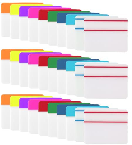 600 Stück Haftstreifen Page Marker Haftnotizen Tabs Haftmarker Index Tab Beschriftbare Seitenmarker Index Klebezettel Selbstklebend Sticky Notes für Lesen Seitenmarkierung Markieren Büro, 10 Farben