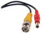 UKCOCO Bnc-Video-verlängerungskabel Bnc-Video-stromkabel CCTV-Video-stromkabel CCTV Power Video Kabel Bnc-Video-gleichstromkabel Black
