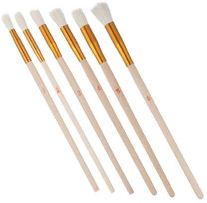 BEBEMOKO Kreidestift, 6 Stück, Bestäuber, Gartenwerkzeuge, , Staubwedel, Bestäuber, Pfirsichbaum, Bestäuber, Pflanze, Bestäuber, Hof, Bestäubung, Kräuterbestäuber, Outdoor, Obstbaum, Bestäuber,