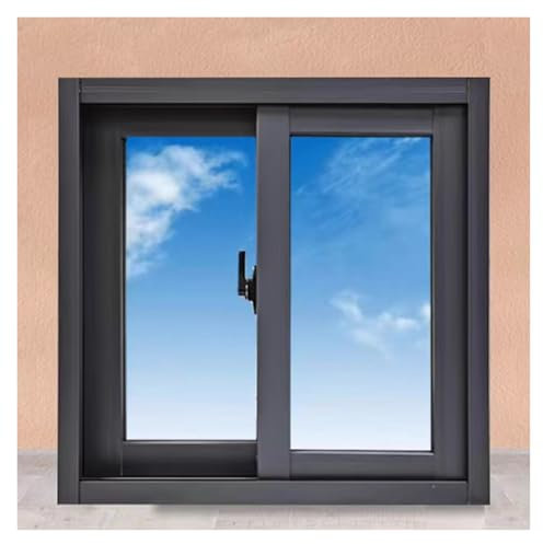 Finestre scorrevoli Finestra scorrevole orizzontale/lucernario per interni ed esterni, finestre di ventilazione a filo per seminterrati, bagni, garage, cucine, finestre in alluminio per seminterrati c