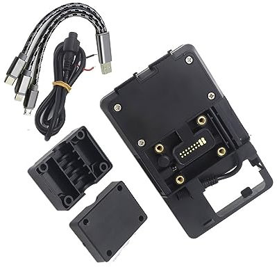 HQGQCEZEK Motorrad-Navigationshalterung Motorrad-Telefon-Navigationshalterung, Handheld-Navigator, USB-Ladegerät Für B&MW F700 800GS R1200GS R1200 GS ADV
