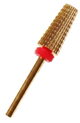 Wjelet 5 in 1 Carbide Nail Drill Bit, 3/32 Tungsten Steel Efile Bit for Fast Remove Acrylic Gels, Polishing Uneven Surface & Cuticle Care, Professional Manicure Pedicure Tool for Salon Home Use