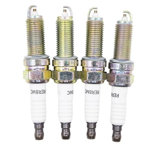FWRCCMJ 4 Stück 18854-10080 RE8MC Zündkerze kompatibel mit Hyundai I20 IX20 I30 Kia Cee'D Rio III Venga Soul Carens Pro Autokerzen