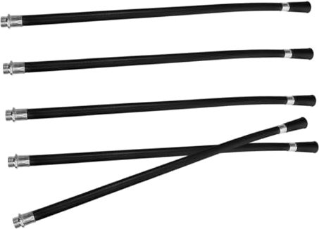 NUOBESTY 5 Stück Feuerlöschdüse sprühen Schlauch Feuerlöscherteile Zubehör für das Auto Feuerlöscher für Wohnmobile Wasserleitung durch Ventil Zündkerzenstecker Wasserfeuerlöscher PVC Black