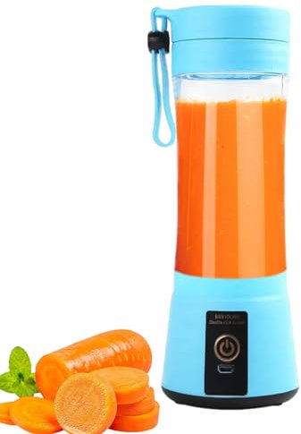 Mini blender électrique portable - Bouteille résistante aux hautes températures - Petit blender sans batterie pour smootie, usage domestique et extérieur