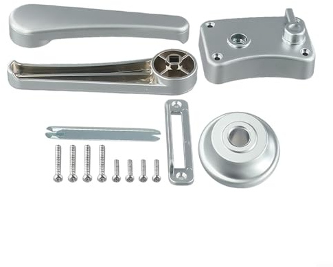 Jotekonoby Set di serrature per porta del bagno in lega di zinco per camper, barche, yacht, interni, privacy, anti usura