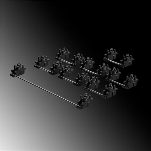 Designer Studio Adaptive Plate-Mount Stabilizer for Gaming Mechanical Keyboard(Black,7U_Non-LUBED)