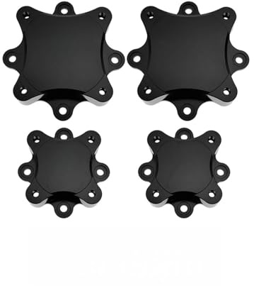 Spurverbreiterungen Radnabenabstandshalter CNC für Yamaha für Raptor 700 YFZ450 YFZ450R YFZ450X für 125 für 250 für 660R(Schwarz)
