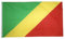 Flaggenfritze Fahne/Flagge Kongo + gratis Sticker