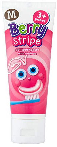 Morrisons Kids 3+ Years Berry Stripe Toothpaste, 75ml