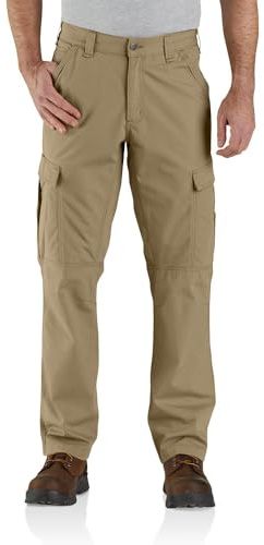 Carhartt - Pantaloni Cargo da Lavoro in Tessuto Ripstop Force®, Relaxed Fit, Pantaloni da Lavoro Uomo