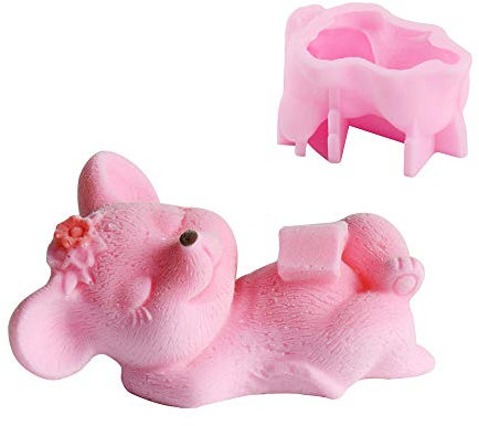 3D-Maus-Silikonform für Schokolade, Süßigkeiten, Gelee, Seifen