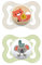 MAM Air Ciuccio in Set da 2, in Silicone Skinsoft con Custodia Porta Succhietto, 2-6 Mesi, Neutro