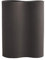 Storefactory - Doppelvase - Vase - Bunn - Farbe: Dark Grey, Grau - Keramik - mit feiner Rillenstruktur - Maße (LxBxH): 18 x 7 x 24 cm