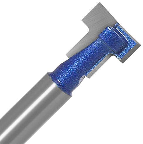 Pilang Zxxin-Fräser, T-Nutenfräser Fräser Set Schlüsselloch Bits Hex Bolt T Stoßen Fräser for Holz Holzbearbeitungswerkzeug 6 mm 1/4 Zoll-Schaft, Langlebiges Zubehör (Cutting Edge Length : 6.35X15.9)