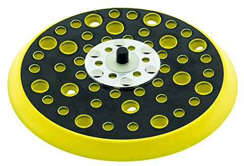 1 x SabreCut OSSCDA001 150mm 5/16 Thread 54 Hole Medium Density Random Orbital Sander Hook & Loop Backing Pad Compatible with Mirka CEROS DEROS