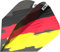 Target Darts Flag Design Pro Ultra Dart Flights, Deutsche Flagge, Ten-X