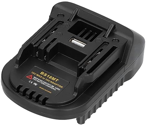 Convertisseur de Batterie BS18MT, Adaptateur d'Outils sans Fil 18V pour BL1830 BL1840 BL1850 BL1860