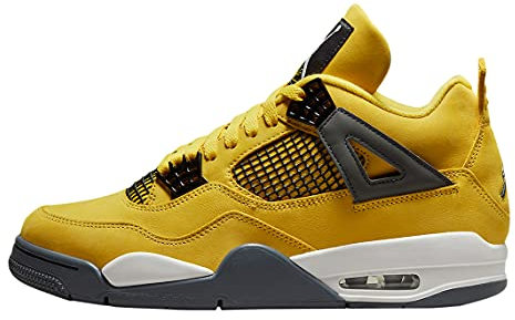 Air Jordan 4 Retro CT8527 700 Lightning 2021 Basketballschuhe, Größe 43