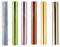 6 Stück glitzernde Heißfolie, metallische Vielfalt schöne Diamantfarbe 19,3 x 500,4 cm Heißstempelfolie, Folie von Laserdrucker und Laminiergerät Reaktivfolie für ScrapbookingPapier Basteln