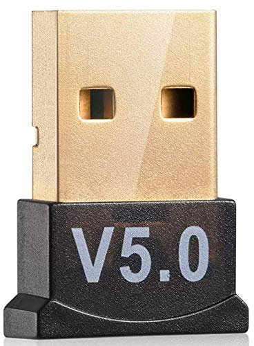 Adaptador USB Bluetooth 5.0 para PC Win10/8.1/8/7/Bluetooth Dongle Receptor/Transmisor para soporte a auriculares