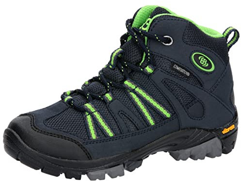 Brütting Mädchen Ohio High Trekkingstiefel - Wasserdicht, rutschfest, Langlebig. Ideale Begleiter für Wandern, Spazieren, Trekking. Größe 41